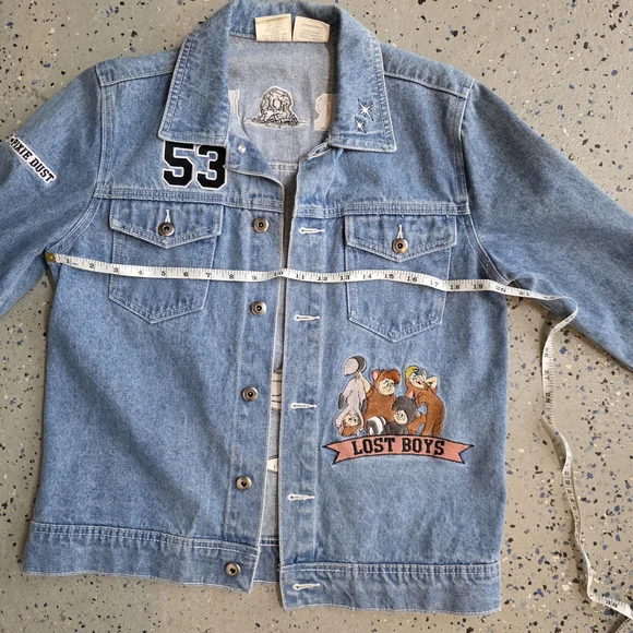 Disney NEVERLAND Collector's Denim Jean Jacket Sz S - Picture 13 of 15